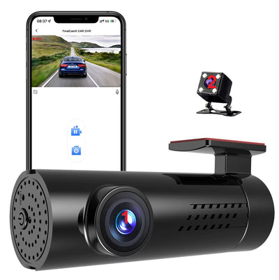 מצלמת דרך נסתרת לרכב HD 1080 עם 2 עדשות